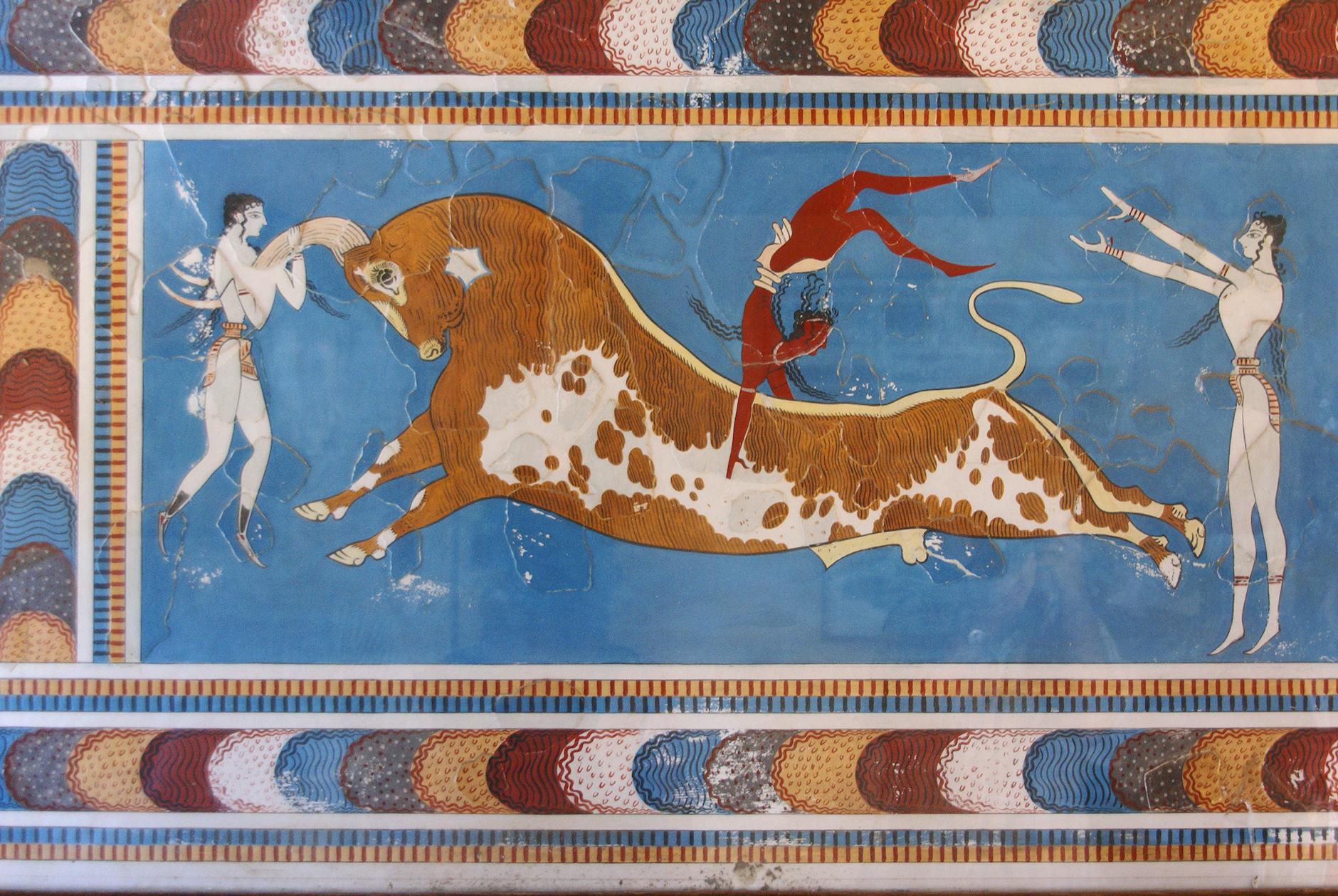 Minoan fresco